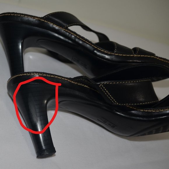 Aerosoles Charlotte Black Strap Summer Heels - Picture 9 of 10